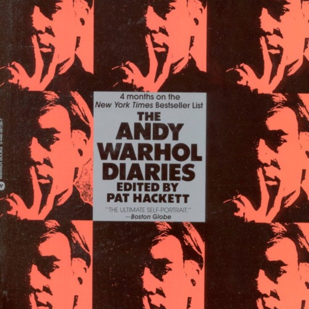 Andy Warhol Diaries Hardcover Book